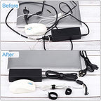 Nettbe 60 PCS 6 Inches Reusable Cable Ties, Adjustable Cord Straps Wire Organizer Cord Wrap and Hook Loop Cable Management - size: 6inches-60pcs