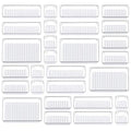 Kootek 28 Pcs Drawer Organizer Set, 4-Size Bathroom Vanity Trays Makeup Desk Dividers Versatile Storage Bins Clear Plastic Container for Dresser, Bedroom, Kitchen, Office