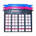 Advantus File and Folder Dividers, 3-Count, Red/Blue/Black (50912) - size: Letter-sized