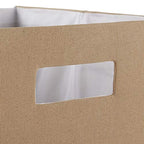 DII Collapsible Polyester Storage Cube, Solid, Lightweight and Durable, Small Square, 11x11x11, Stone - color: Stone, size: Small Square, 11x11x11"