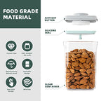 Pop Airtight Containers for Food Storage, Leakproof Air Tight Containers Pantry Storage Containers with Lids - Set of 2 (2.0Qt&0.9Qt) - color: 2 Pcs Set - 2Qt+0.9Qt