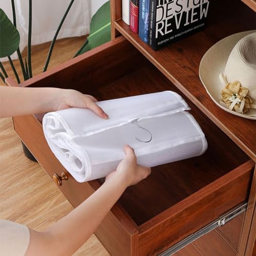 HAN SHENG 8 Pockets Clear Handbag & Purse Organizer Hanging Bag Storage - Space Saving Hanging Shelf for Closet, Wardrobe, Over Door (1 Pack, White) - color: White, size: 8 Pockets-1pc
