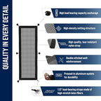 Cable Management net - Under Desk Wire Management - Flexible Under Desk Cable Management Tray Black - color: Black