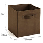 ClosetMaid 5786 Cubeicals Fabric Drawer, Canteen/Brown - color: Canteen/Brown, size: 1-Pack, style: 1-Pack