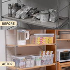 ITYLIFE CITYLIFE 6 Packs 17 QT Plastic Storage Bins with Lids Large Stackable Storage Containers for Organizing Clear Storage Box for Garage, Closet, Classroom, Kitchen - size: 17 Qt. - 6 Packs