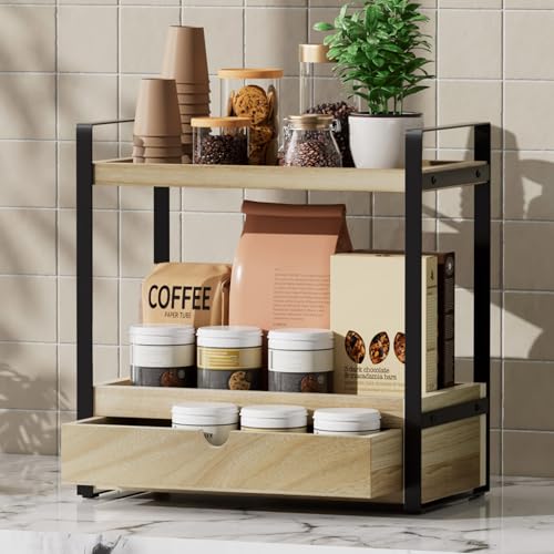 Boulphia 2-Tier Bathroom Organizer (Brown - New) - color: Brown - New