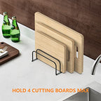 KORRTFID Cutting Board Storage Rack, Compact Cutting Board Organizer, Chopping Board Storage Stand Rack, Bakeware & Cookie Pan Sheets Organizer (1.0 Inch Width Slots) - size: 1.0 Inch Width Slots