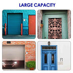 Key Lock Box, Waterproof Combination Lockbox Wall Mount 4 Digits, Resettable Key Hider, Upgraded Large Capacity Password Box for House Keys, Car Keys, ID Cards with Mounting Kit - size: 1 Pack