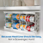Shelf Reliance Cansolidator Cupboard - 1-Pack Can Organizer for Pantry, Stackable Soda Can Storage for Kitchen, Holds 20 Cans of Food or Soda - size: 1 Pack, style: 20 Soup Can