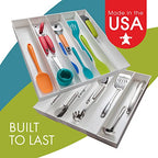 Dial Industries Expandable Silverware, Utensil and Cutlery Kitchen Drawer Organizer Tray, Large Utensils - size: Large Utensils Organizer