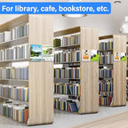 Ripeng 12 Pack Brochure Holder Wall Mount 6 x 9 Inch Clear Flyer Holder Magazine Pamphlet Display Stand Acrylic Wall Organizer Plastic Wall File Holder for Literature Mail Paper Document Rack Display