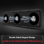 Magnetic Ammunition Holder, Gun Magnet Double Sided,Gun Magazine Storage/Organizer in Shelf, Cabinet, Locker, Vault, Desk,Door, Ammo Gun Safe Accessories Mount for Pistol, Handgun Mags&Clips - size: 1 Pack Magnetic Ammunition Holder