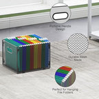samstar Hanging File Organizer, Mesh File Folder Organizer File Crate File Cabinet Inserts Storage Box, Letter Size - size: 1 Pack