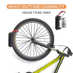 Swivel Bike Wall Mount, Bike Hangers for Garage, Space-Saving Bike Storage, Sturdy Bicycle Rack Can Holds Up to 77 lbs, Easy Install, 4 Pack - size: 4 Pack
