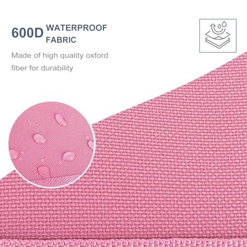 JiatuA Car Trunk Organizer, Car Organizers and Storage Collapsible Multi Compartment Container Box, Adjustable Car Accessories for SUV Sedan Truck, Large Size, Pink - color: Pink, size: Large