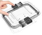 Prepara Latchlok 7.8 Cup Tritan Food Storage Container, Set of 2, Clear - size: 7.8 cup