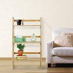 Casual Home 3-Shelf Folding Student Bookcase (20.75" Wide)-Natural - color: Natural
