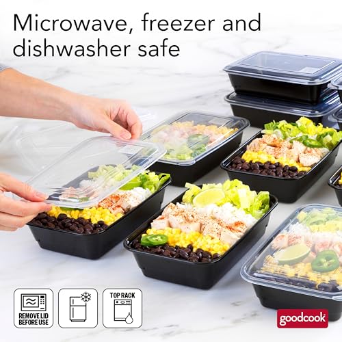 GoodCook Meal Prep Containers, Single