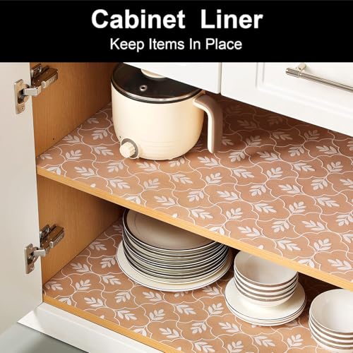 Cooyes Drawer Liner Shelf Liners for Kitchen Cabinets Refrigerator Liners Waterproof & Oil-Proof Kitchen Cupboard Liner Drawer Mats EVA Material Non Adhesive Fridge Liner for Shelves - color: Aclear, size: 17.7"W x 118"L