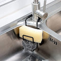 Sink Caddy Sink Sponge Holder - Faucet Rack Shower Tray - Kitchen and Bathroom Metal Organizer Hanging Fix Around Faucet
