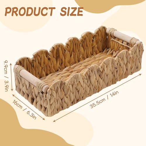 Toilet Paper Storage Basket Bathroom Counter Organizer Wicker Baskets for Organizing Cute Basket for Bedroom Nursery Room Kitchen Bathroom Decor -Natural - color: Natural