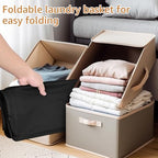 23inch Slim Laundry Basket 44L Rolling Laundry Hamper on Wheels -Collapsible Clothes Hamper with Handle -Freestanding Laundry Bin Narrow Laundry Bag Yoga Mat Storage Racks
