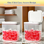 Gute Laundry Pod Holder with Lid - 67oz Sealed Automatic Pop-Up Dispenser, Laundry & Dishwasher Pods for Laundry Room Organization-2L - color: 2L