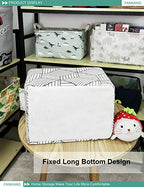 FANKANG Storage Basket,Nursery Hamper Canvas Laundry Basket Foldable with Waterproof PE Coating Storage, Office, Bedroom, Clothes,Toys (L, REC-Diamond) - color: REC-Diamond