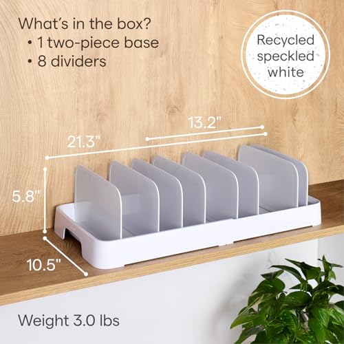 YouCopia StoraLid Expandable Food Container Lid Organizer with Tall Dividers, 40 Lid, Premium Edition - size: Expandable Premium