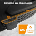 MAIKER Metal Front Door Storage Box, Door Side Insert Organizer Box Pockets for Replace Sagging Nets Compatible with 2018-2024 Jeep Wrangler JL JLU 4XE & 2020-2024 Gladiator JT(Black) - size: JL/JT Front