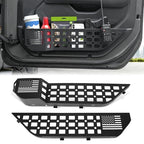 MAIKER Metal Front Door Storage Box, Door Side Insert Organizer Box Pockets for Replace Sagging Nets Compatible with 2018-2024 Jeep Wrangler JL JLU 4XE & 2020-2024 Gladiator JT(Black) - size: JL/JT Front