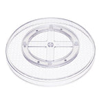 Amazon Basics Clear Lazy Susan Turntable Organizer for Organization, 12-Inch, 2-Pack - size: 12" Diameter, 2-Pack
