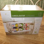 Shelf Reliance Cansolidator Cupboard - 2-Pack Can Organizer for Pantry, Stackable Soda Can Storage for Kitchen, Holds 20 Cans of Food or Soda - size: 2 Pack, style: 20 Soup Can