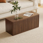 Shoe Cabinet Bench with Cushion,Double Layered Wooden Shoe Bench with Soft Cushion,Shoe Rack for Entryway,Bedroom,Living Room (Walnut Sturdy Entryway Bench) - color: Walnut Sturdy Entryway Bench