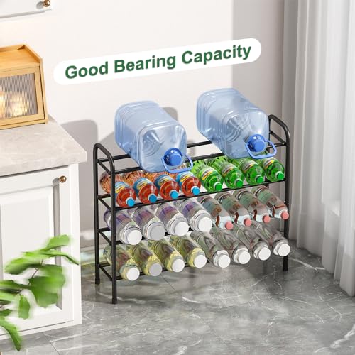 kiplant Long Shoe Rack, 4-Tier Expandable Metal Shoe Shelf, Shoe Rack for Closet, Entryway & Hallway - color: Black, size: 4-Tier_Long
