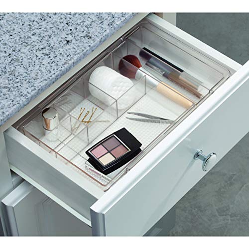 iDesign Expandable Vanity Drawer Organizer, The Clarity Collection – 11.25” to 18.5”, Clear (Pack of 6) - color: Clear, size: Extends up to 18.5 Inches (Pack of 6)