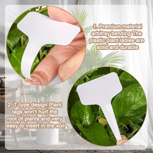 100 Pcs Seed Envelopes, 50 Pcs Plant Labels and 2 Marker Pens - color: Planting Accessories