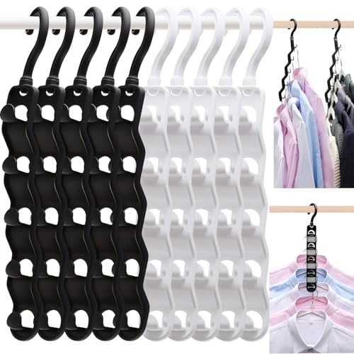 Closet Organizers and Storage,Upgraded Organization and Storage Clothes Hanger,10 Pack College Dorm Room Essentials,Sturdy Space Saving Hangers for Thick Clothe - size: 10Pack