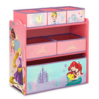 Delta Children Design & Store 6 Bin Toy Storage Organizer, Disney Princess - color: Disney Princess