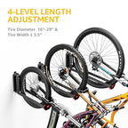 monTEK Swivel Bike Wall Mount, No Heavy Lifting Required Bike Wall Mount, Bike Hangers for Garage, Space-Saving Bike Rack Garage, Easy to Load and Unload, Bike Hanger Can Hold Up to 77 lbs - style: 1-Pack
