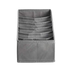 Amazon Basics Underwear Drawer Organizer Dividers for Closet Organization and Storage, Fits Perfectly in Dresser, 2-Pack, Gray | Pack of 2 - size: Pack of 2