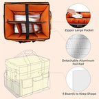 WILAXI PRO Large Rolling Cleaning Caddy with Wheels and Detachable Trolley, Extra Large Water-Resistant Cleaning Cart for Housekeepers, Cleaning Supplies Organizer with Multi-Pockets Tools Storage
