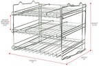 Sorbus Can Organizer Rack, 3-Tier Stackable Can Tracker & Pantry Cabinet Organizer Holds up to 36 Cans, Great Storage for Canned Foods, Drinks, and more in Kitchen, Cupboard, Pantry