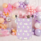 FANKANG Storage Basket, Nursery Hamper Canvas Laundry Basket Foldable with Waterproof PE Coating Large Storage Baskets for Kids Boys and Girls, Office, Bedroom, Clothes,Toys(Cat) - color: Cat