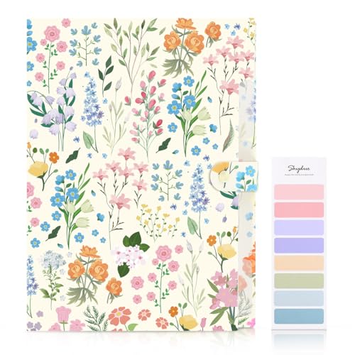 SKYDUE Expanding File Folder with 5 Pockets, Accordion File Organizer, Portable Receipt Paper Documents Organizer, Letter Size Filing Folder School Office Supplies, Apricot - color: Apricot