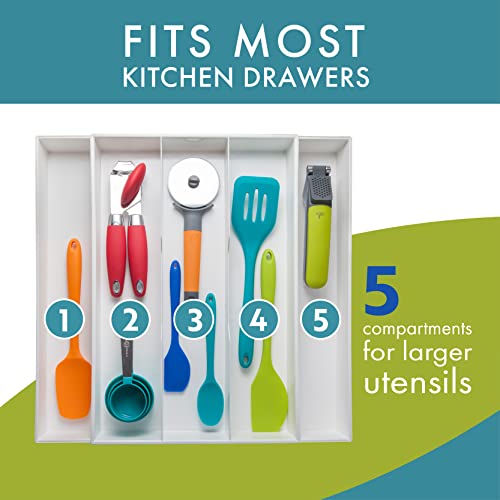 Dial Industries Expandable Silverware, Utensil and Cutlery Kitchen Drawer Organizer Tray, Large Utensils - size: Large Utensils Organizer
