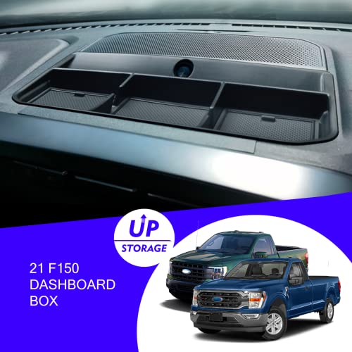 2024 2023 F150 Center Console Dash Storage Tray for 2021 2022 2023 2024 Ford F150 Dash Center Console Tray Ford F150 2022 Accessories F150 Dashboard Storage Organizer Sunglass Holder 2023 F150 - color: 2324Dash tray