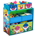 Baby Shark Design & Store 6 Bin Toy Storage Organizer by Delta Children - color: Baby Shark