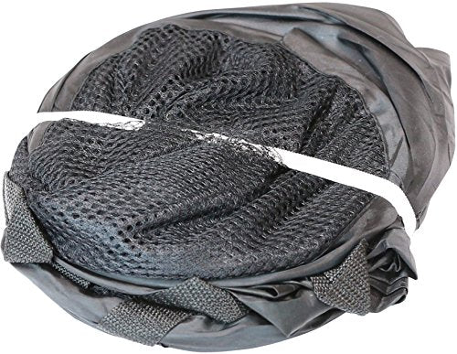 Simple Houseware Mesh Pop-Up Laundry Hamper Basket with Side Pocket, Black - 2 Pack - color: Black, size: 2 Pack