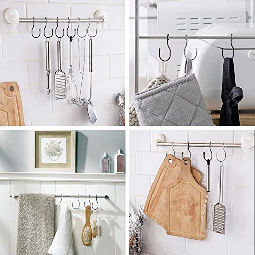 Unique Twist Design Bag Hanger Purse Hooks - 5 Inch Large Size Closet Rod Hooks for Hanging Bags, Purses, Handbags, Belts, Scarves, Hats, Clothes, Pans and Pots (12 Pack) - color: 12 Pack Platinum